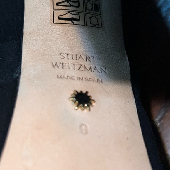 STUART WEITZMAN Skyhigh suede platform ankle boots - Picture 7 of 9